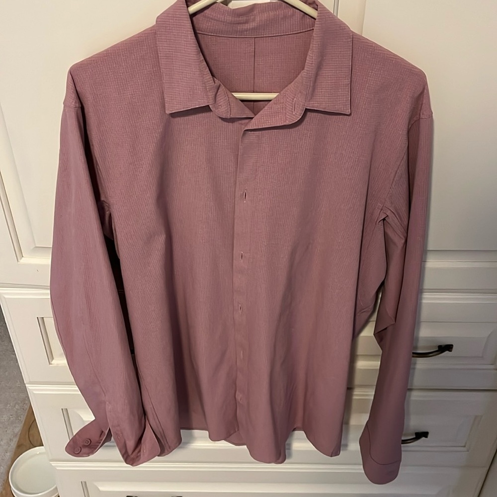 Lululemon button down dress shirt in large